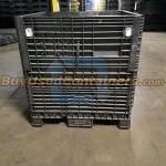Used 45x48x50 Collapsible Bulk Container w/no drop doors - Front View