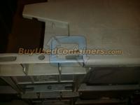 **SOLD** Used 28x21x15 Attached Lid Distribution Totes - B Grade