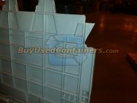 **SOLD** Used 28x21x15 Attached Lid Distribution Totes - B Grade