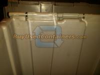 **SOLD** Used 28x21x15 Attached Lid Distribution Totes - B Grade