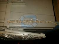 **SOLD** Used 28x21x15 Attached Lid Distribution Totes - B Grade