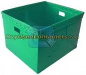 **SOLD** 21x19x14 Stackable Corrgated Plastic Tote
