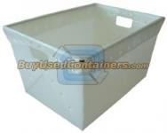 **SOLD** 21x15x12 Corrugated Plastic Nestable Tote