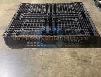 44x38 Black Stackable Pallets 