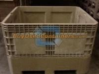 **SOLD** Like New 48x40x33 bulk containers w/lids, no drop doors