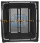 48x44x39 Fixed Wall Bulk Container - 2-Way Entry - Inside View