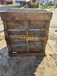 Used Wooden Fixed Wall Bulk Containers