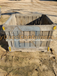 Used Wooden Fixed Wall Bulk Containers