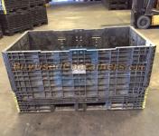 70x48x34 Plastic Collapsible Bulk Container - Side View