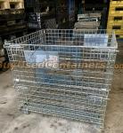  One Time Used 36x36x34H" Collapsible Wire Mesh Baskets/Bins