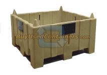 **SOLD** 30 x 32 x 15.75 Non-Collapsible, Stackable Bulk Container