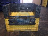 **SOLD** Used 62x48x50 Plastic Collapsible Bulk Containers