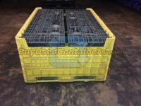 **SOLD** Used 62x48x50 Plastic Collapsible Bulk Containers