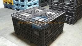 45x48x50 Used Plastic Bulk Container - Collapsed