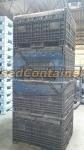 45x48x50 Used Plastic Bulk Container - Collapsed Stack